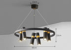 Copper LED Pendant Light – Modern Designer Ceiling Lamp | Luxury Ambient Lighting | Contemporary Interior Statement