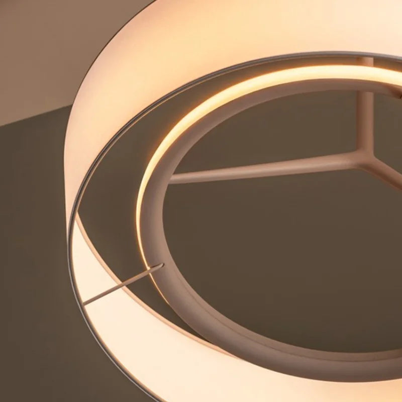 LunaWeave Pendant Light – Minimalist Fabric Ceiling Lamp | Contemporary LED Ambient Lighting