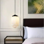 Aurelia Globe Pendant Light – Mid-Century Glass Ceiling Lamp | Art Deco Statement Lighting