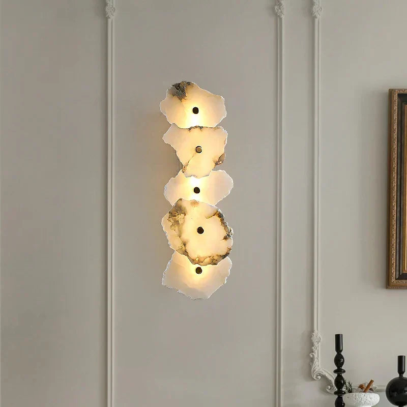 Aurelia Alabaster Wall Light – Spanish Stone Wall Lamp | Luxury Ambient Lighting | Modern Classic Interior Design