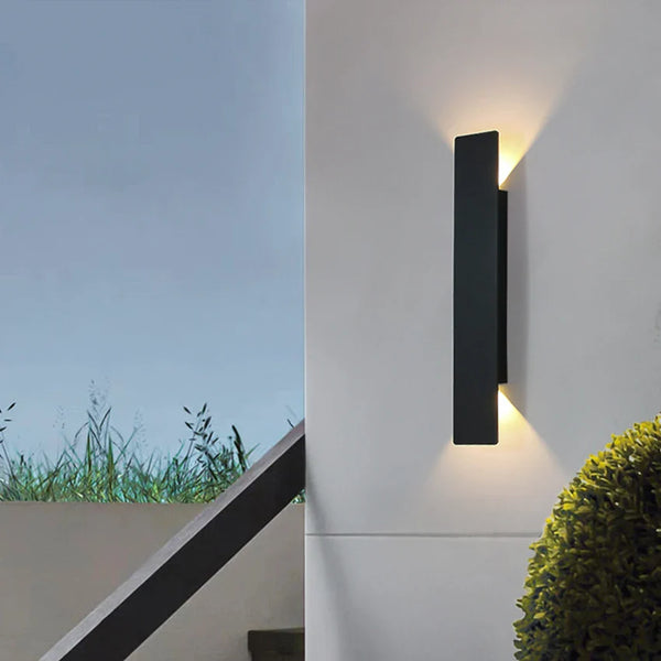 Triglow LED Outdoor Wall Light – Waterproof Modern Sconce | Contemporary Exterior Lighting