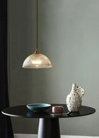 Verra Copper Pendant Light – Modern Glass Ceiling Lamp | Contemporary Ambient Lighting | Refined Interior Elegance