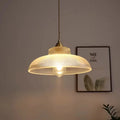 Verdelume Pendant Light – Vintage Green Glass Hanging Lamp | Retro Ambient Lighting for Timeless Interiors