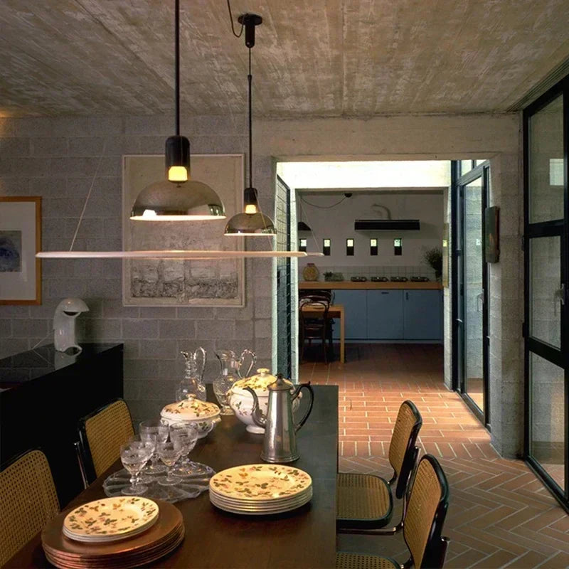 Modern Designer Pendant Light – Minimalist E26 Ceiling Lamp | Contemporary Dining & Bar Lighting | Luxury Interior Statement