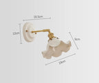 Aurelle Ceramic Wall Light – Adjustable E26 Wall Lamp | Contemporary Copper Lighting | Elegant Interior Illumination