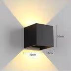 LumaCube Wireless Wall Lights – Rechargeable LED Accent Lighting | Modern Space-Saving Design