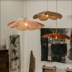 Floral Fabric Pendant Light – Designer E26 Ceiling Lamp | Artistic Ambient Lighting | Contemporary Statement Feature