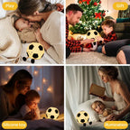 GlowKick Football Silicone Night Light – Rechargeable LED Lamp for Kids’ Rooms