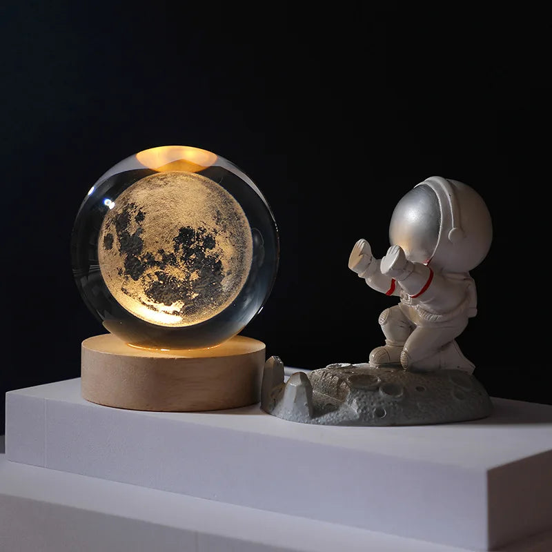 Lumea Galaxy Crystal Night Light – Celestial Ambience for Every Space