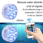 HydraGlow RGB Underwater Lights – Magnetic IP68 Pool & Aquarium LED Lights | Waterproof Colour-Changing Lighting