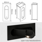 Arctis Pivot Wall Light – Adjustable Recessed LED Reading Lamp | Minimalist Nordic Wall Lighting