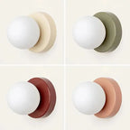 Nordic Orb Glass Pendant Light – Scandinavian LED Ceiling Light | Soft Ambient Illumination | Modern Interior Elegance