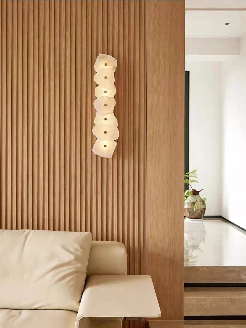 Aurelia Alabaster Wall Light – Spanish Stone Wall Lamp | Luxury Ambient Lighting | Modern Classic Interior Design