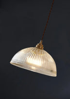 Verra Copper Pendant Light – Modern Glass Ceiling Lamp | Contemporary Ambient Lighting | Refined Interior Elegance