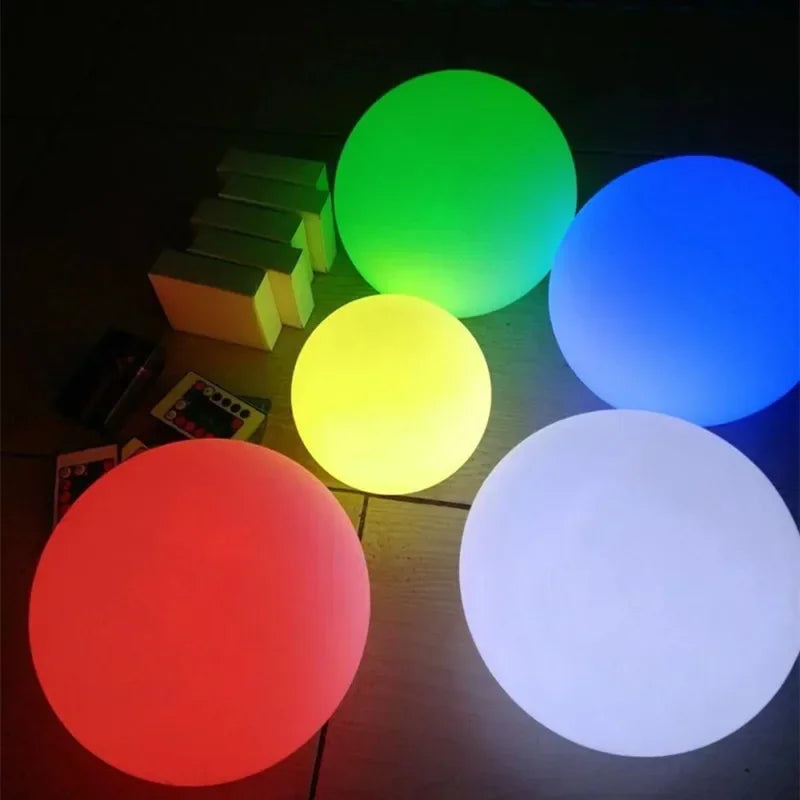 Chromora LED Light Sphere – Rechargeable RGB Garden Lamp | Waterproof Decorative Lighting for Indoor & Outdoor Spaces