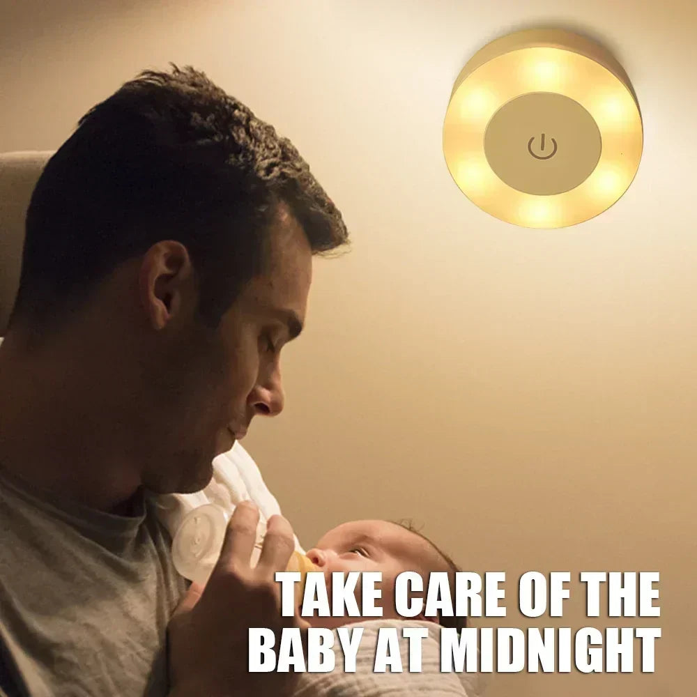 Novalyte Touch Lamp – Rechargeable LED Night Light | Portable Ambient Table Lamp for Modern Spaces