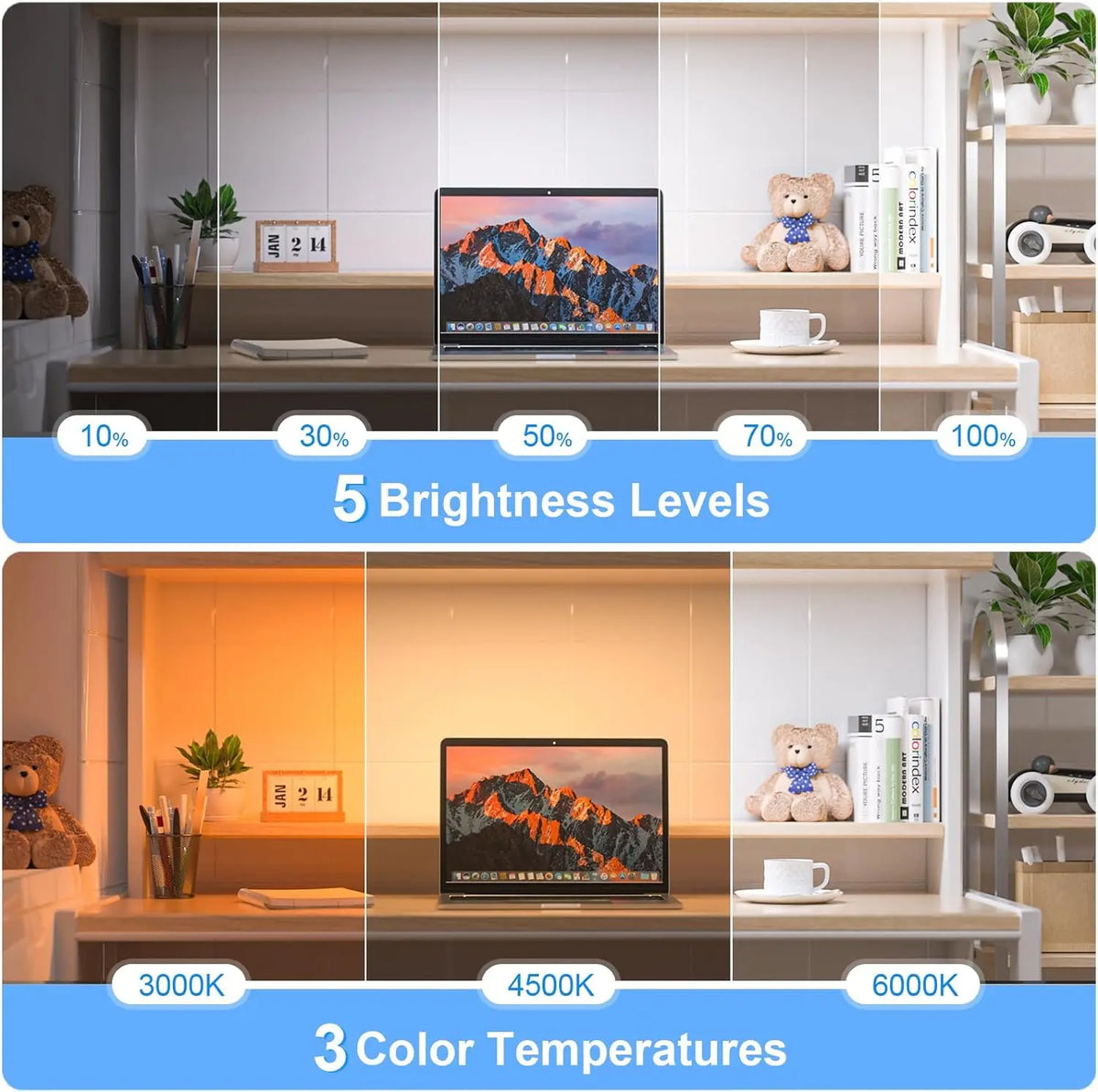 Lumora Rechargeable Table Light – Portable Dimmable LED Lamp | Adjustable Lighting for Everyday Spaces