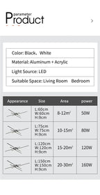 Modern Nordic LED Ceiling Light – Minimalist Flush Mount Ceiling Lamp | Energy-Efficient Home Lighting | Premium Contemporary Fixture