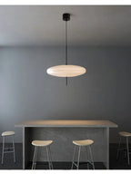 Modern UFO Pendant Light – Minimalist LED Hanging Lamp in Black or White for Living Rooms, Bedrooms, Restaurants & Offices