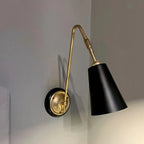 Brass Wall Light with Nordic Retro Design – Modern LED Wall Sconce | Elegant Ambient Lighting