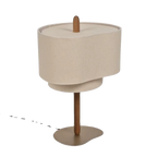 Hoshina Floor Lamp – Wabi-Sabi Fabric Standing Light | Japanese Minimalist LED Lamp for Calm Interiors