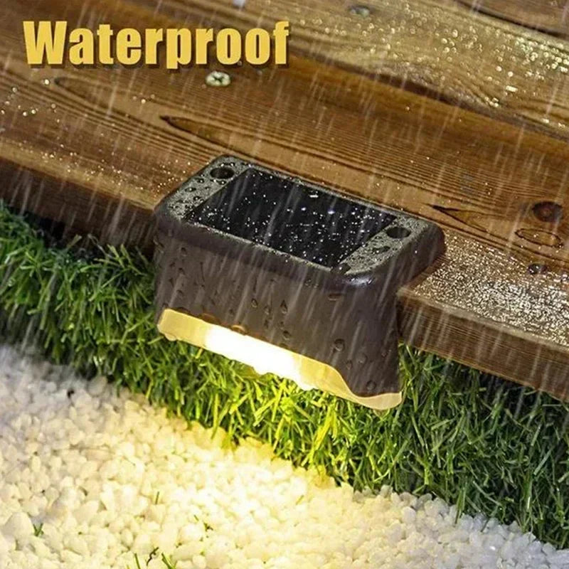 SunStep Solar Step Lights – IP65 Waterproof Outdoor Stair Lighting | Solar LED Lights for Steps, Decking &amp; Pathways