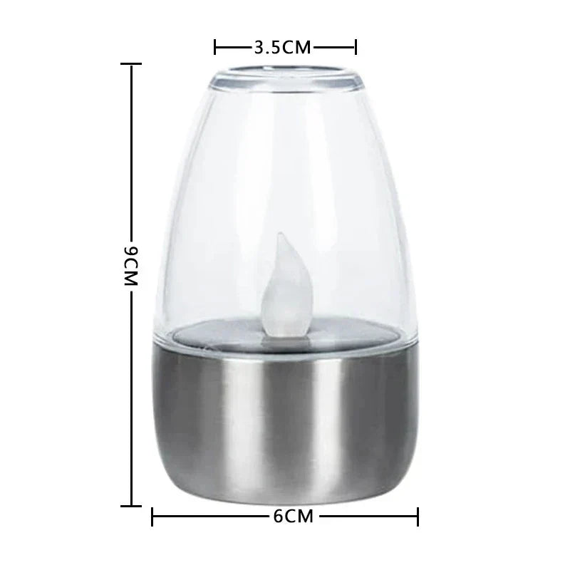 GlowCandle Solar Lantern – Flickering LED Outdoor Candle Light | Waterproof Garden & Patio Mood Lighting