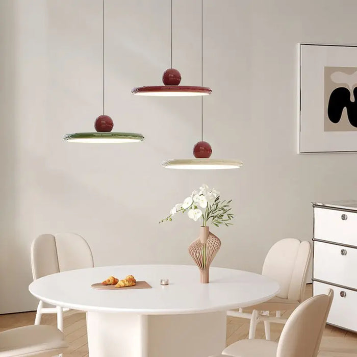 Bauhaus UFO Pendant Light – Scandinavian LED Ceiling Lamp | Modern Artistic Interior Lighting