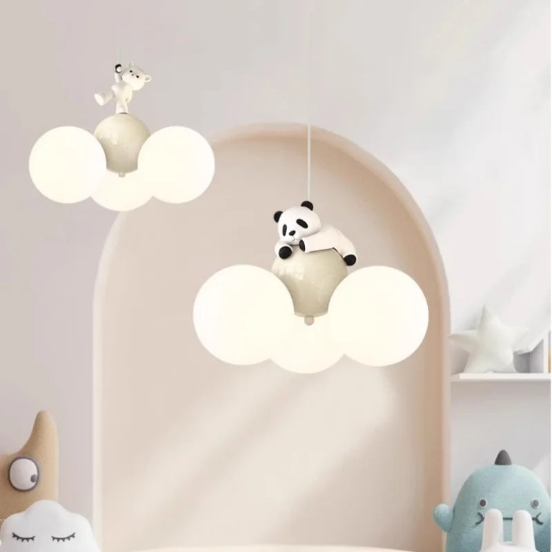 Cubilume Bear Ceiling Light – Cartoon Balloon LED Lamp | Playful Kids Room Lighting for Imaginative Spaces
