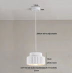 Veloura Resin Pendant Light – Nordic LED Ceiling Lamp | Minimalist Japandi Lighting for Modern Interiors