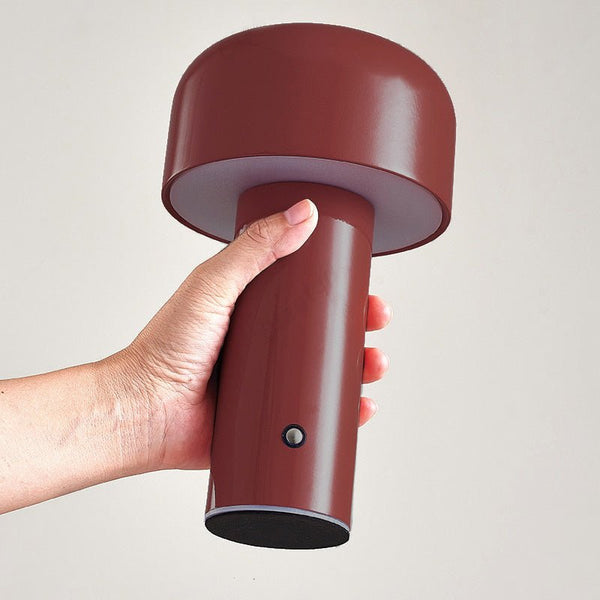 Milano Glow Rechargeable Mushroom Lamp – Cordless Italian Designer Lighting | Dimmable Ambient LED