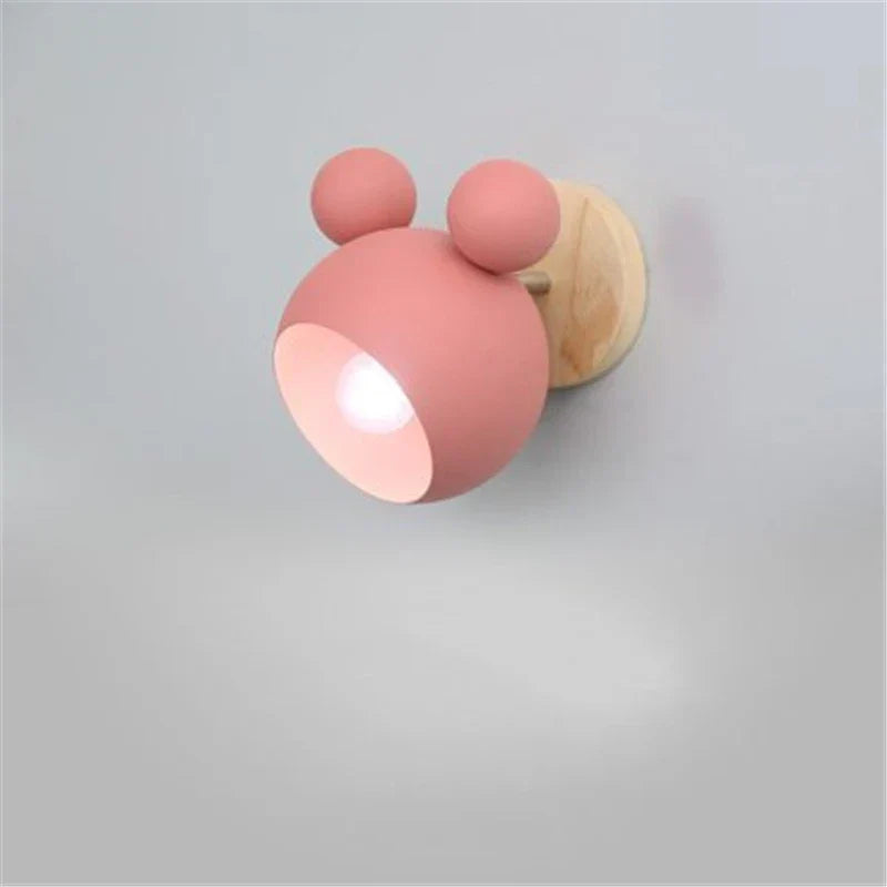 Nordic Mouse-Inspired Wall Lamp – Stylish LED Wall Light for Kids’ Rooms & Modern Interiors