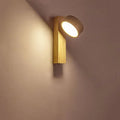 Zenora Pull Wall Light – Natural Stone & Walnut LED Lamp | Japandi Bedside Lighting | Minimalist Interior Elegance
