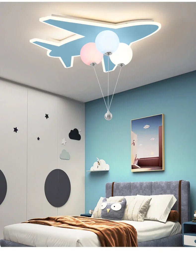 Cosmolume Cloud Pendant Light – Nordic Astronaut LED Hanging Lamp | Playful Designer Lighting for Kids’ Rooms