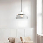 Nordic Globe Pendant Light – Double Glass LED Ceiling Lamp | Scandinavian Designer Lighting | Elegant Dining Room Feature