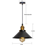 Ferrova Vintage Pendant Light – Industrial LED Hanging Lamp | Retro Loft Lighting for Modern Interiors