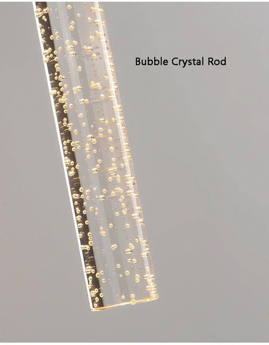 LumiGlas Crystal Wall Light – Luxury Bubble LED Sconce | Modern Designer Accent Lighting