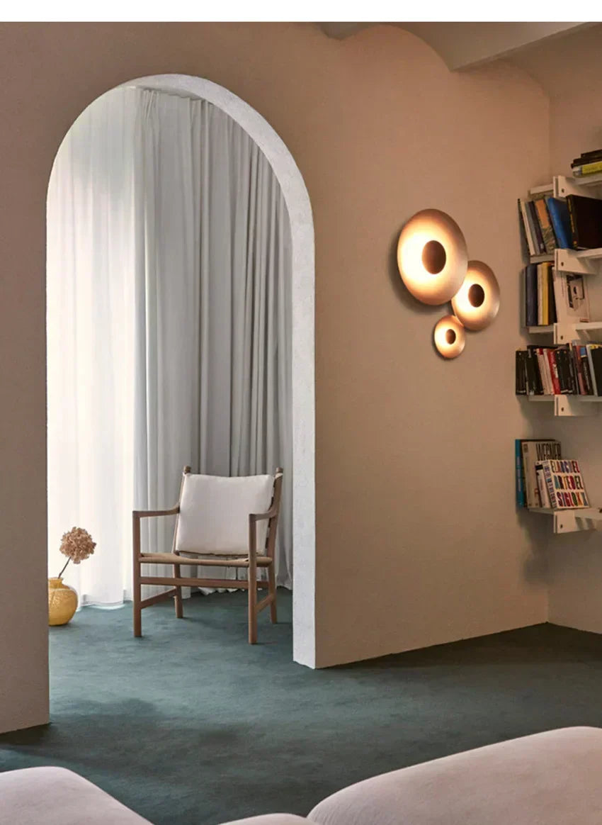 Skovra Halo Wall Light – Scandinavian LED Wall Lamp | Modern Up & Down Ambient Lighting