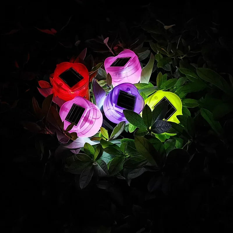 Bloomora Solar Garden Light – Tulip LED Outdoor Lamp | Decorative Waterproof Solar Lighting for Gardens & Outdoor Spaces