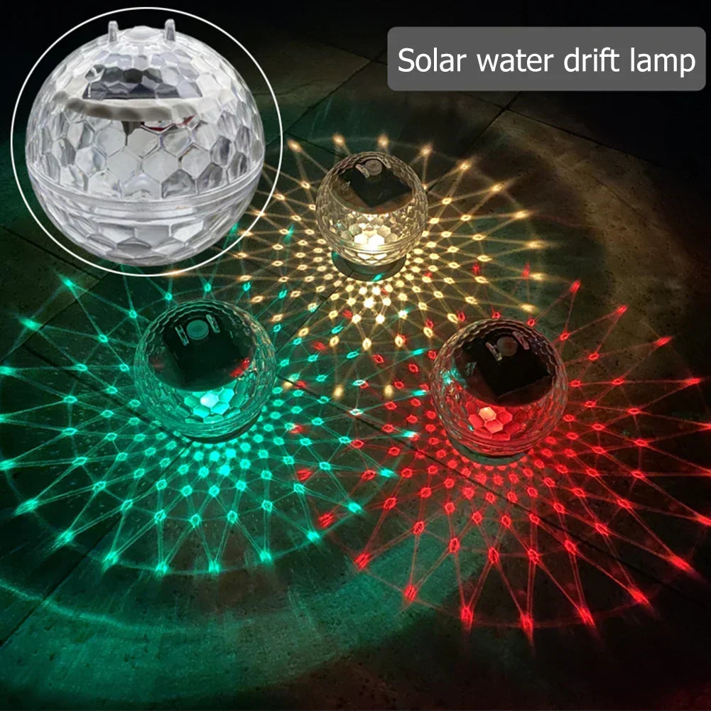 SOLAFLARE Floating Solar Pool Lights – Waterproof RGB Solar Lighting | IP65 Outdoor Water Illumination