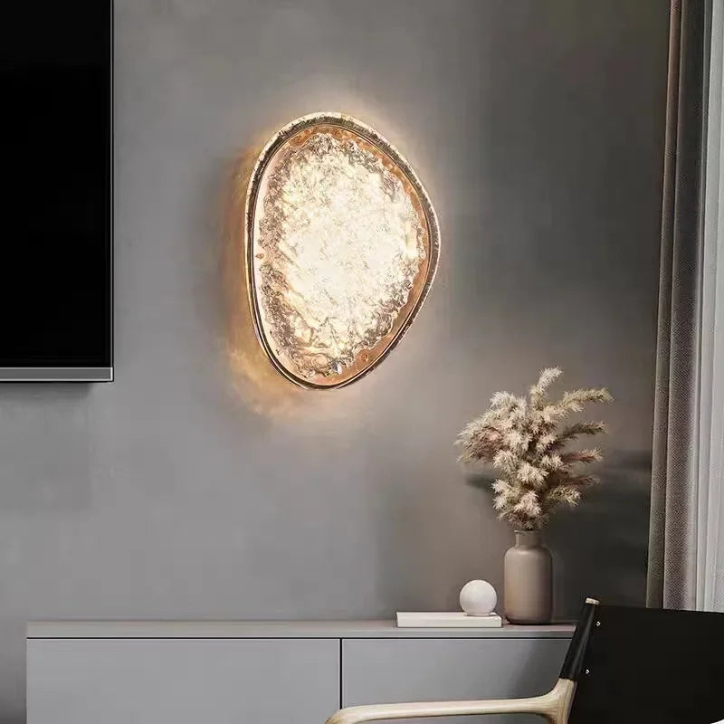 Crystal Arc Wall Light – Art Deco LED Wall Lamp | Luxury Acrylic Lighting | Contemporary Interior Statement