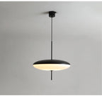 Modern UFO Pendant Light – Minimalist LED Hanging Lamp in Black or White for Living Rooms, Bedrooms, Restaurants & Offices