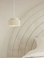 Veloura Resin Pendant Light – Nordic LED Ceiling Lamp | Minimalist Japandi Lighting for Modern Interiors