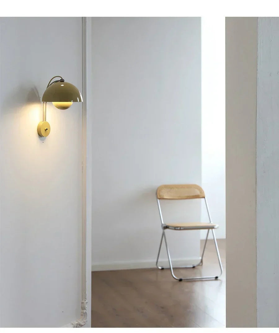 Nordic Bud LED Wall Light – Contemporary E26 Wall Lamp | Soft Ambient Lighting | Modern Interior Accent