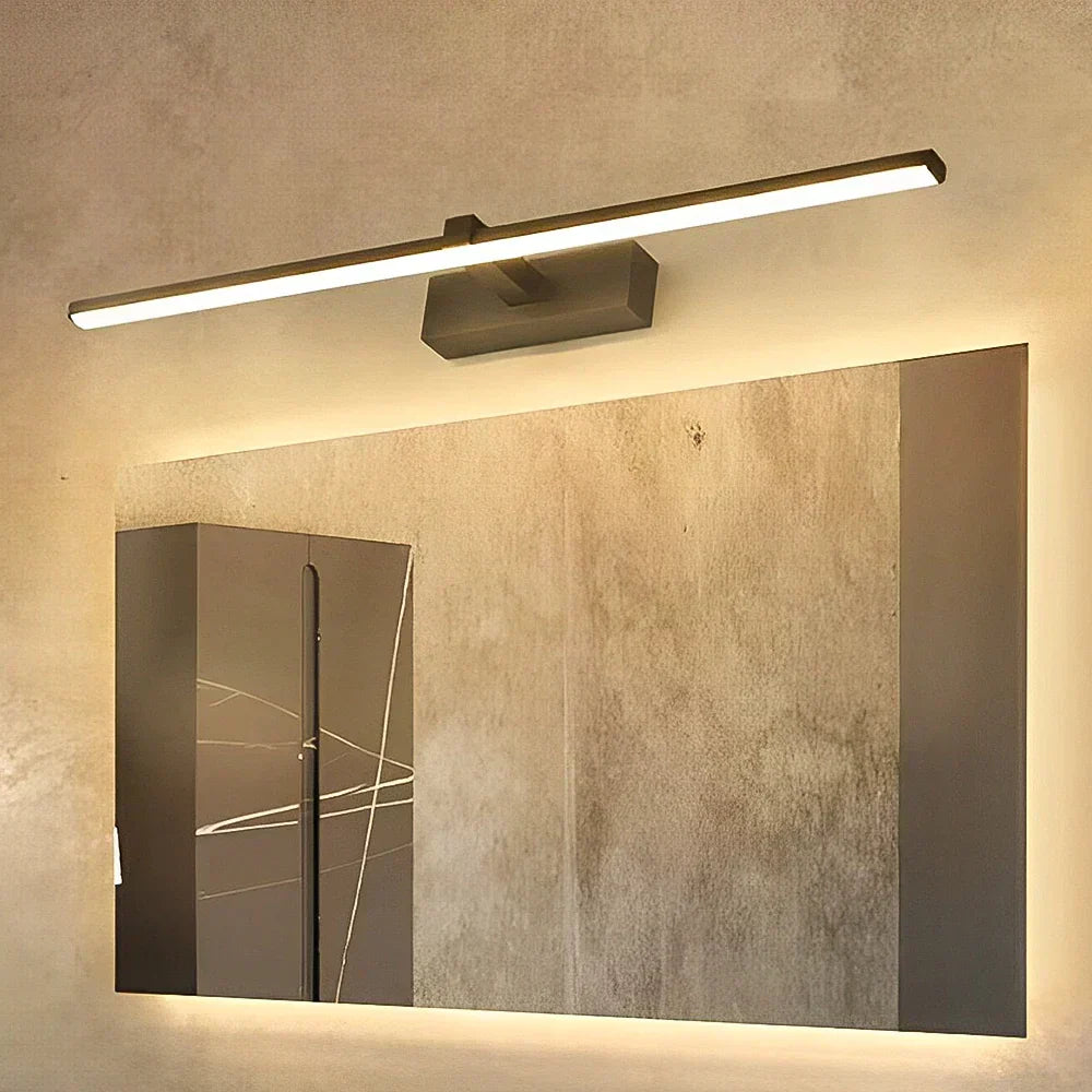 AuraLine LED Mirror Wall Light – Modern Bathroom Lighting | 3 Colour Temperature Vanity Lamp