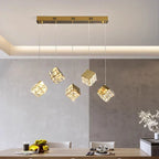 Aurelium Crystal Pendant Light – Modern Staircase Chandelier | Luxury LED Hanging Lamp for Grand Interiors