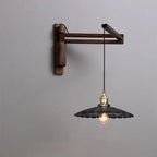 Hinoki Swing Wall Light – Japanese Wooden Wall Lamp | Adjustable Nordic Reading & Ambient Lighting