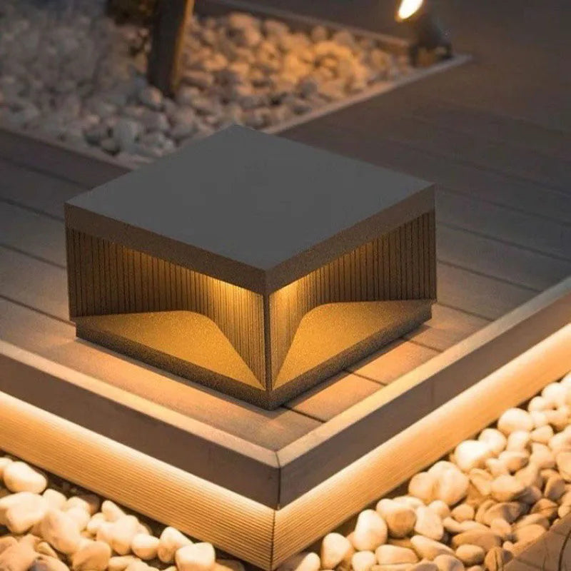Auralis Pillar Light – Modern LED Outdoor Post Lamp | Waterproof Fence & Entrance Lighting for Exterior Spaces