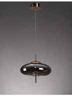 Modern Glass LED Pendant Light – Dimmable Hanging Ceiling Fixture | Luxury Designer Chandelier | Contemporary Home Lighting
