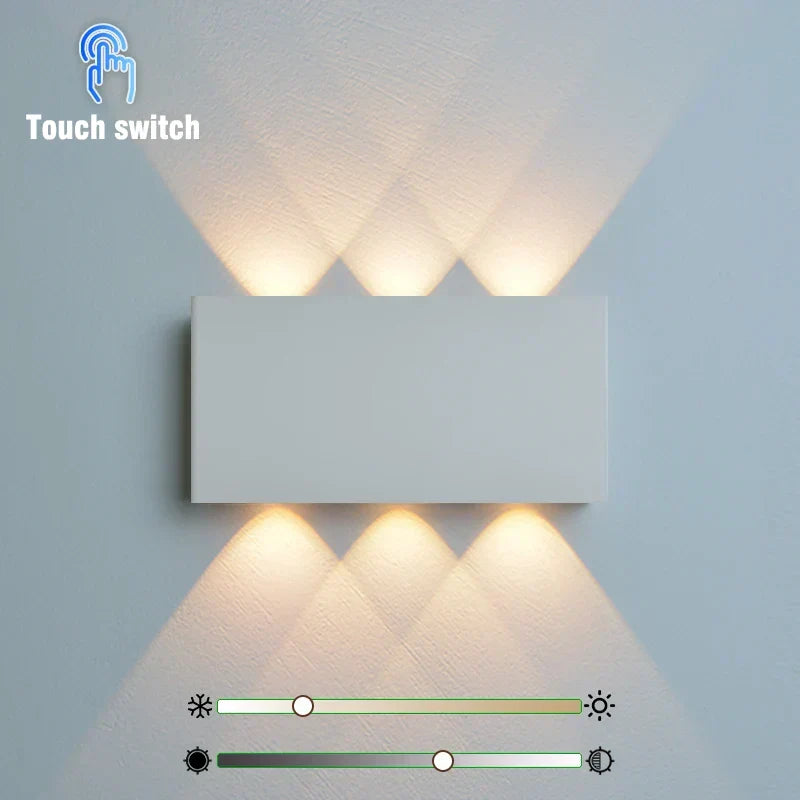 Wireless LED Wall Light – Rechargeable Touch Lamp | Dimmable 3-Colour Lighting | Modern Cordless Interior Light